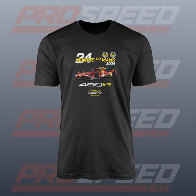 Camiseta 24 Horas de Le Mans 2024 - Winner - Preta - [P]